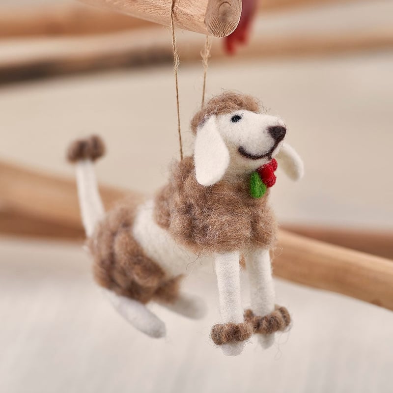 Felted Poodle Friend