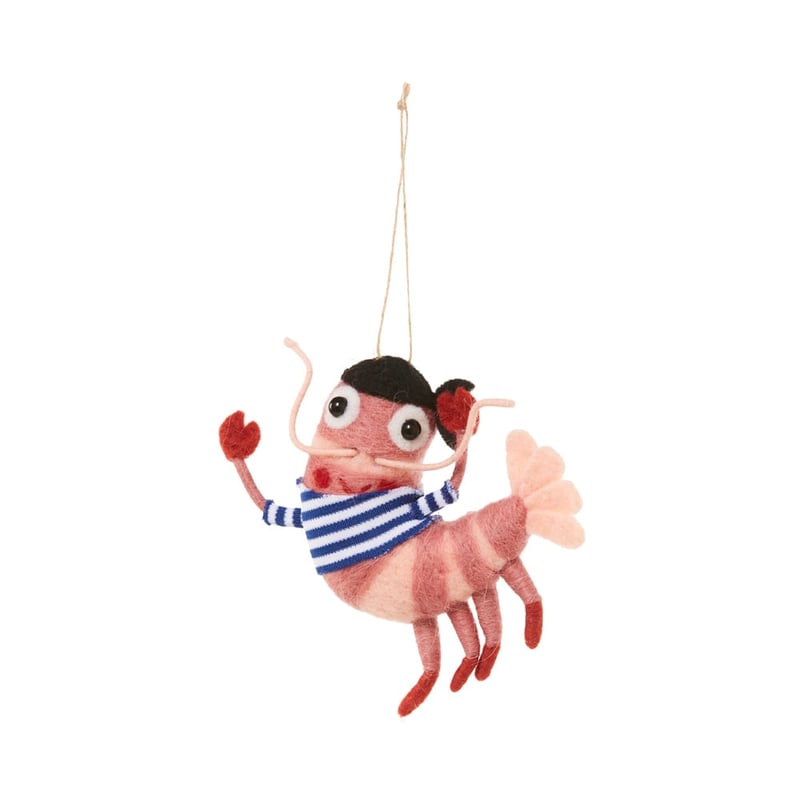 Felted Prawn Pirate Friend