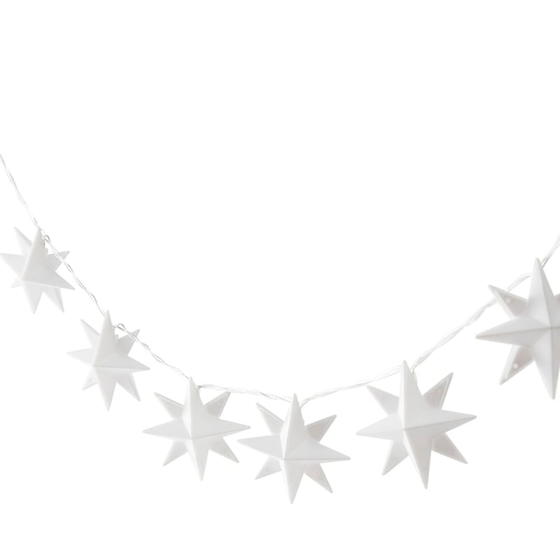 Starburst Christmas Fun White String Lights
