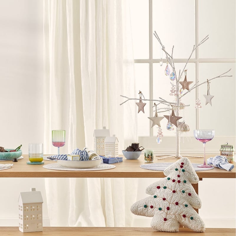 Jute White Twig Christmas Tree