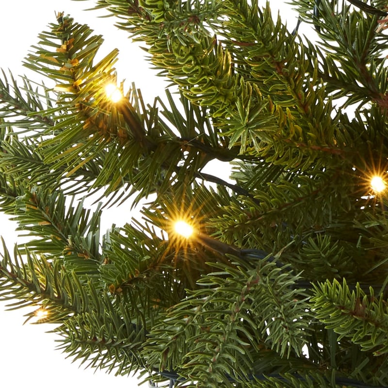 Potted LED Green Christmas Tree