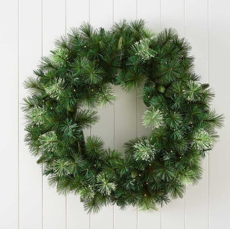 Luxe LED Large Green Wreath