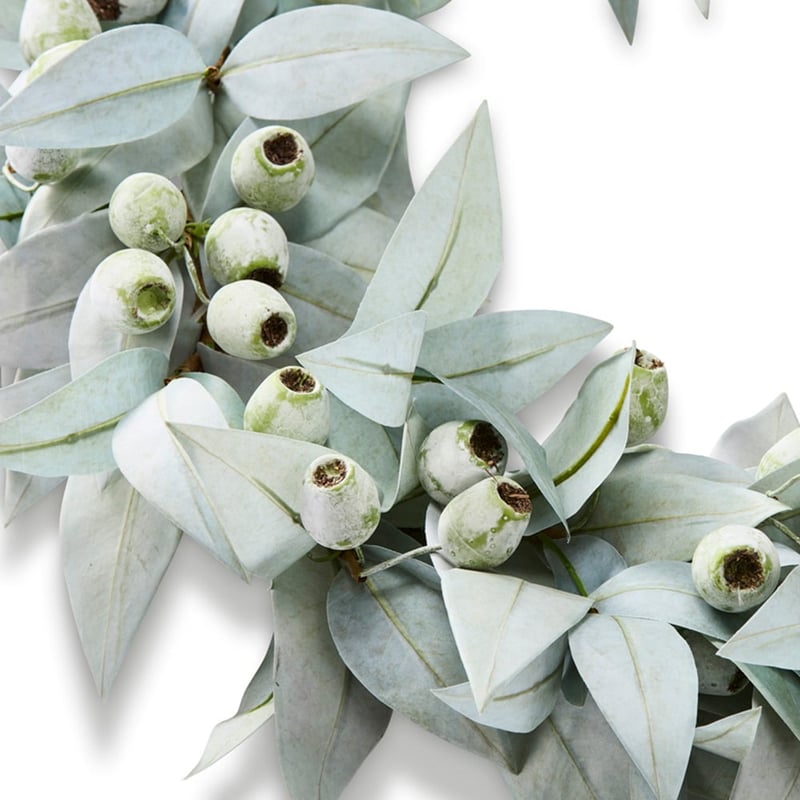 Gum Nut Silver & Naturals Wreath