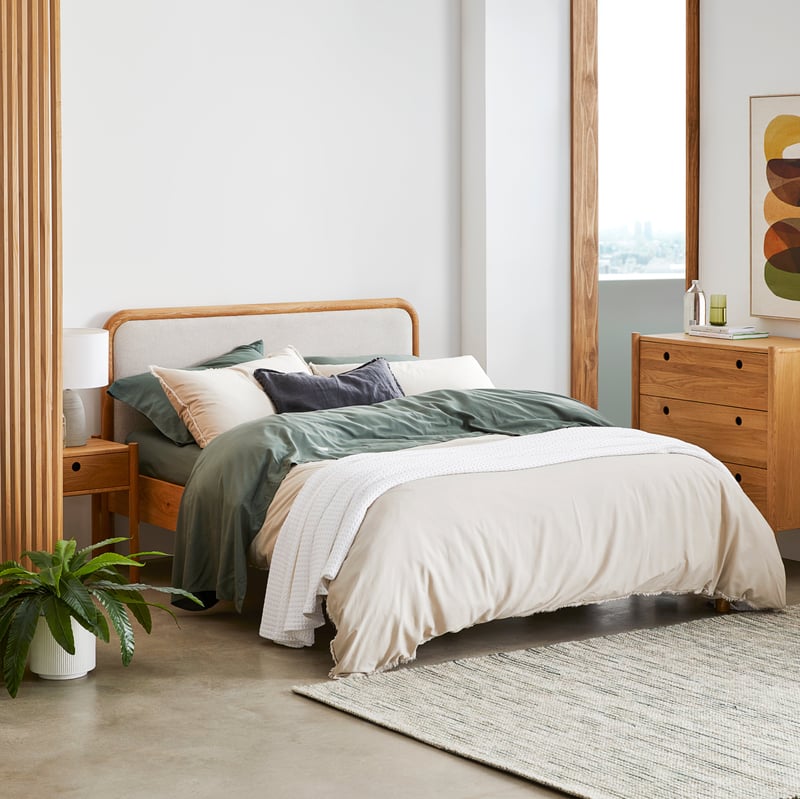 Mackay Oak & Natural Full Bed