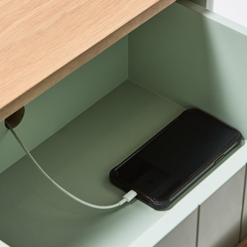 Harley Seafoam Bedside Table