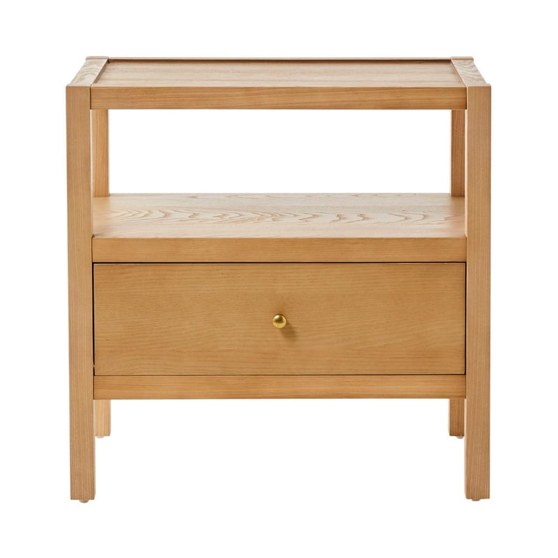 Walker Natural Bedside Table