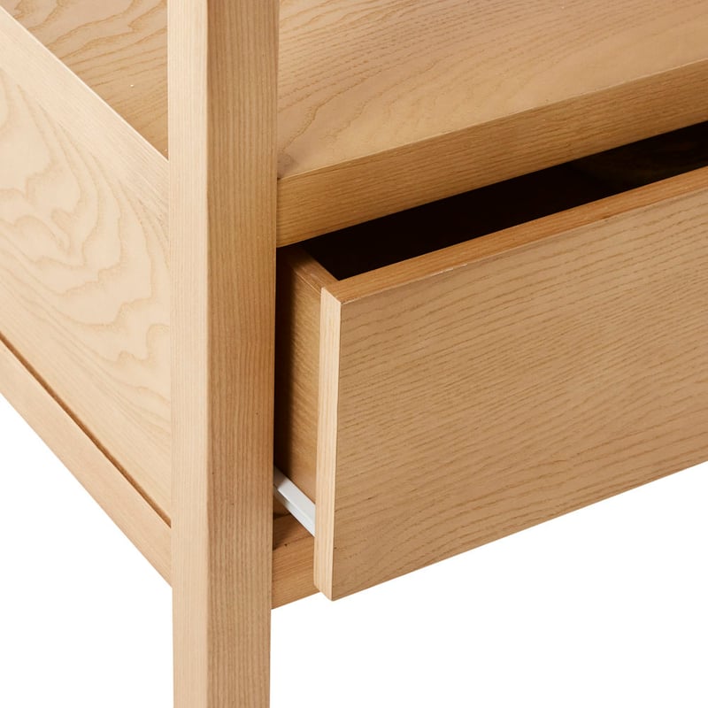 Walker Natural Bedside Table