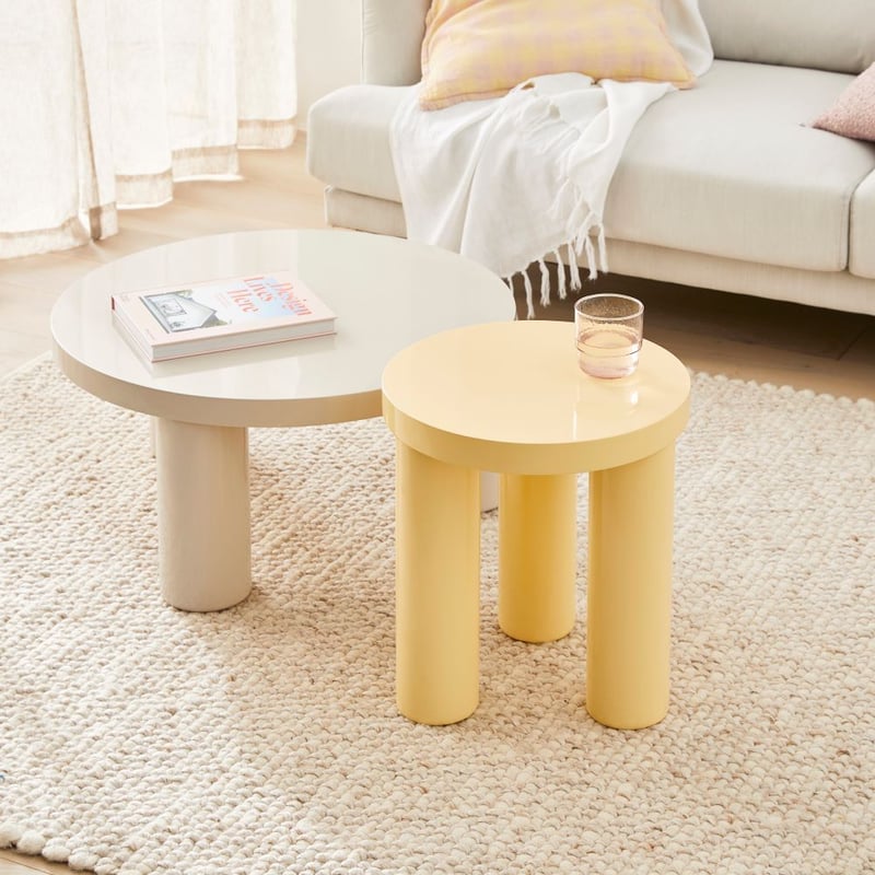 Cygnet Lemon Sorbet Side Table