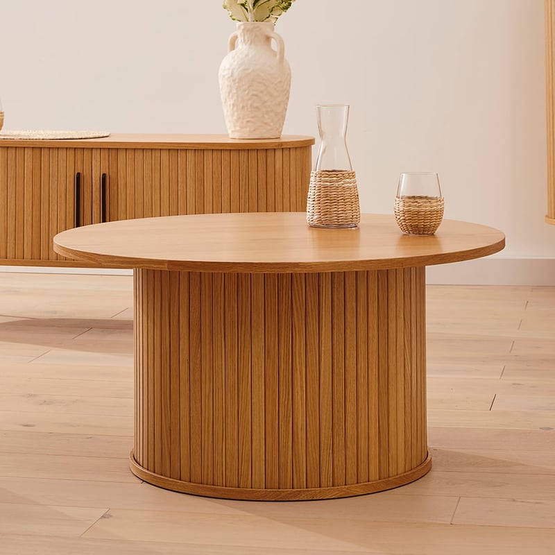 Hyde Natural Round Coffee Table