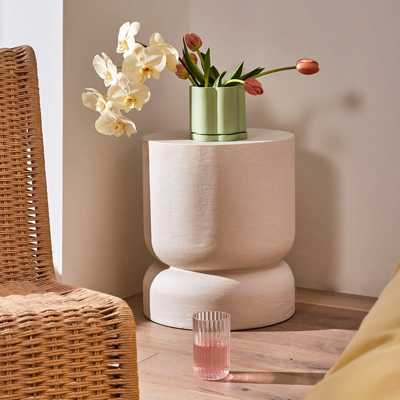 Apollo White Side Table