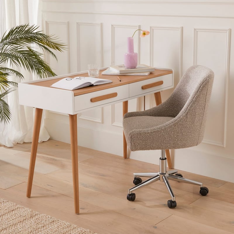Harley White & Natural Desk