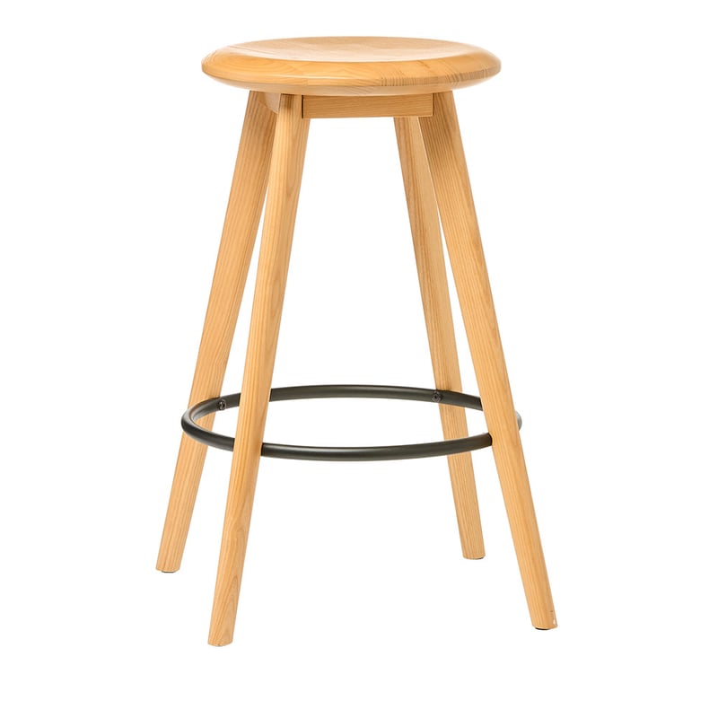 Asher Natural & Black Counter Stool