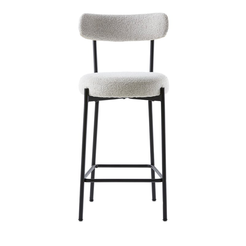 Remi Snow Boucle Counter Chair