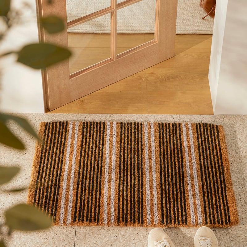 Coir Doormat Sydney Stripe
