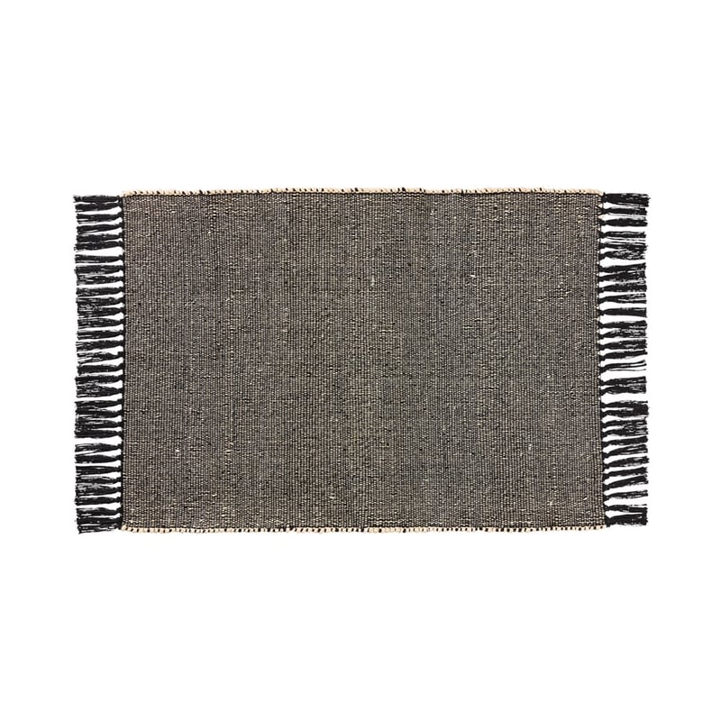 Norfolk Black & Natural Indoor Mat