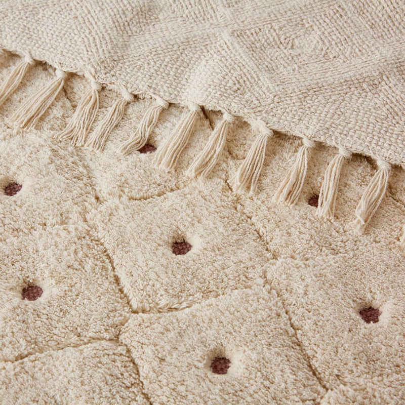 Freya Natural & Mauve Rug Runner