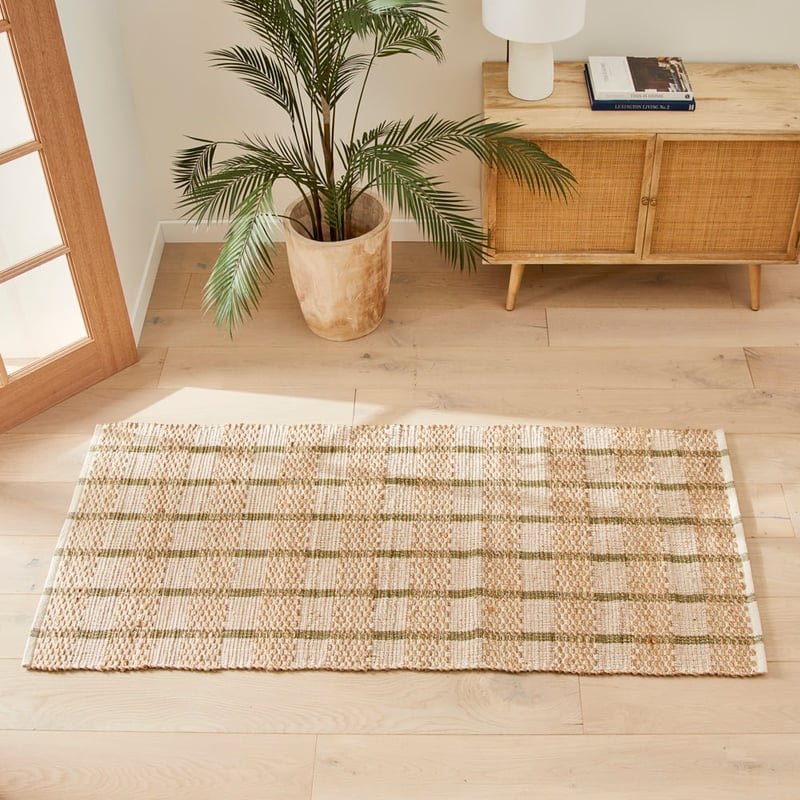 Bali Olive & Jute Rug Runner