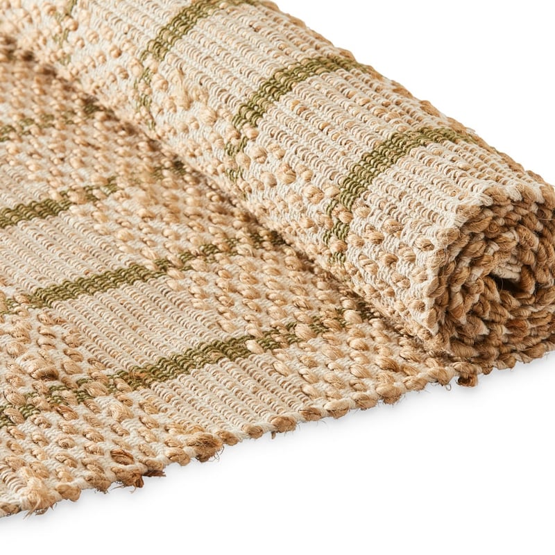 Bali Olive & Jute Rug Runner