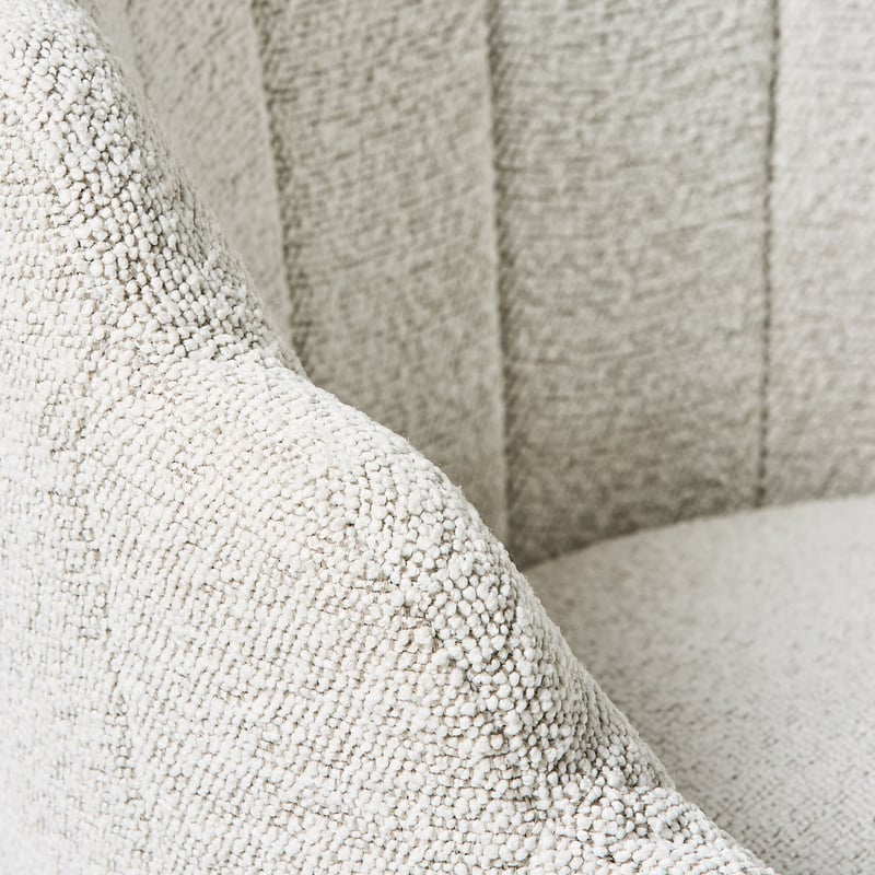 Arista Snow Boucle Desk Chair