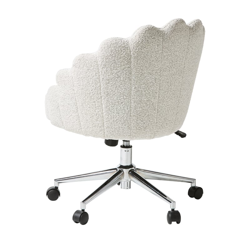 Arista Snow Boucle Desk Chair