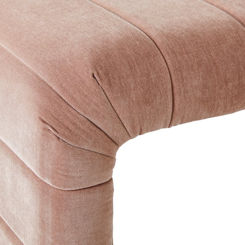 Carson Dusty Rose Bench Seat