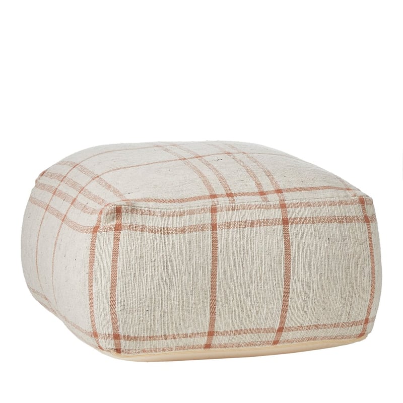 Micah Hazelnut Pouf