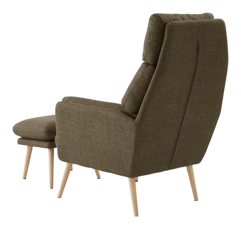 Anderson Evergreen 1 Seater Chair & Foot Rest