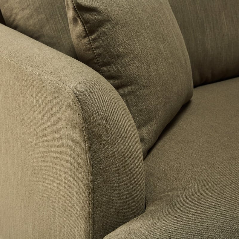 Virginia Khaki 3 Seater Sofa