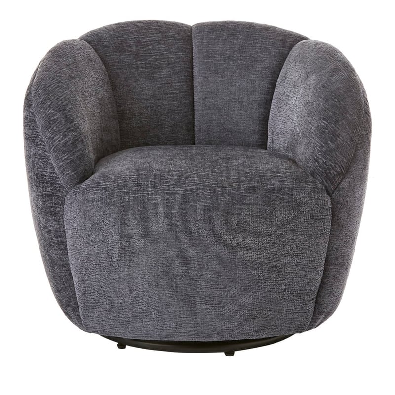 Ariel Navy Swivel Chair 