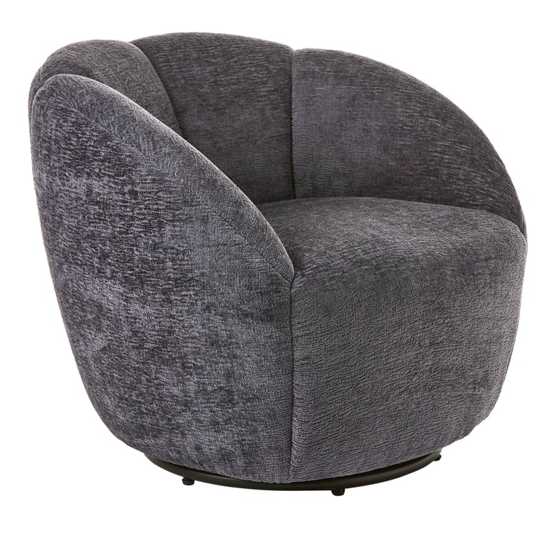 Ariel Navy Swivel Chair 