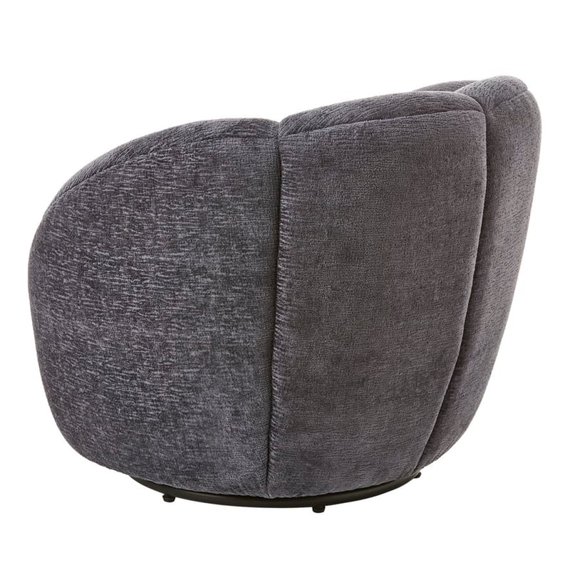 Ariel Navy Swivel Chair 