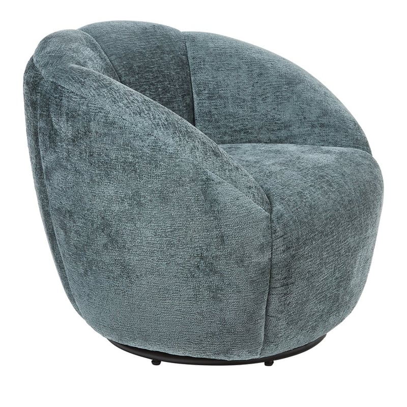 Ariel Tea Green Swivel Chair