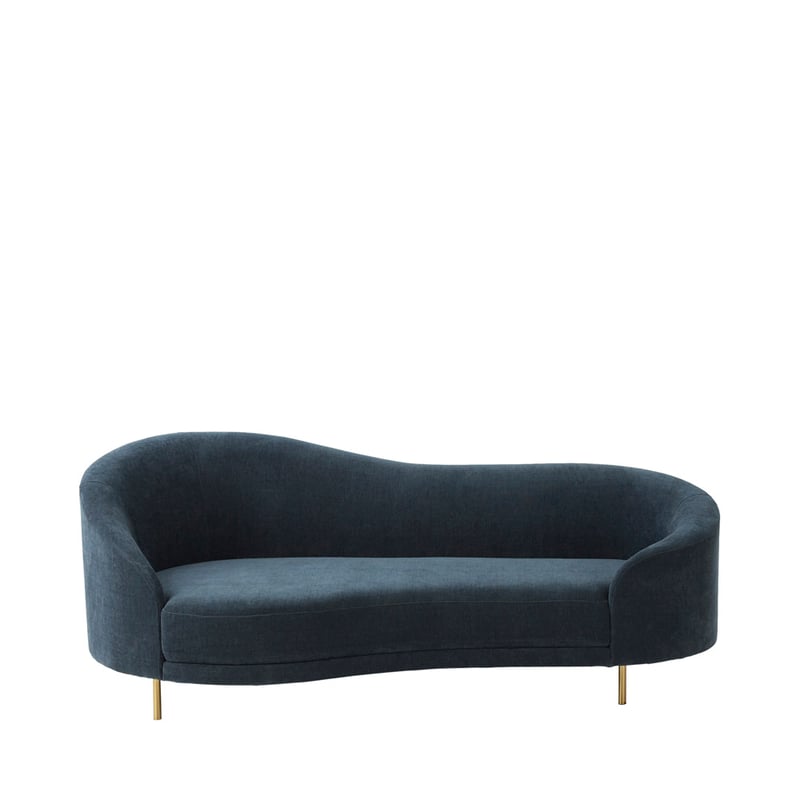 Messina Petrol Blue Sofa