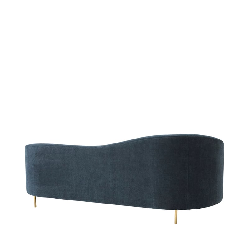 Messina Petrol Blue Sofa
