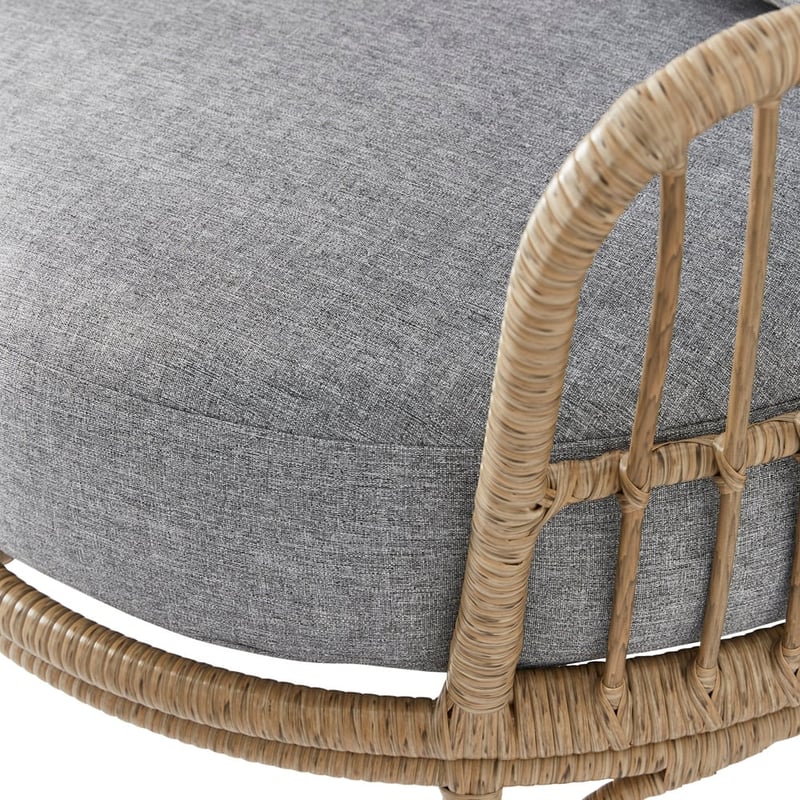 Bondi Natural & Grey Marle Outdoor Lounge Set