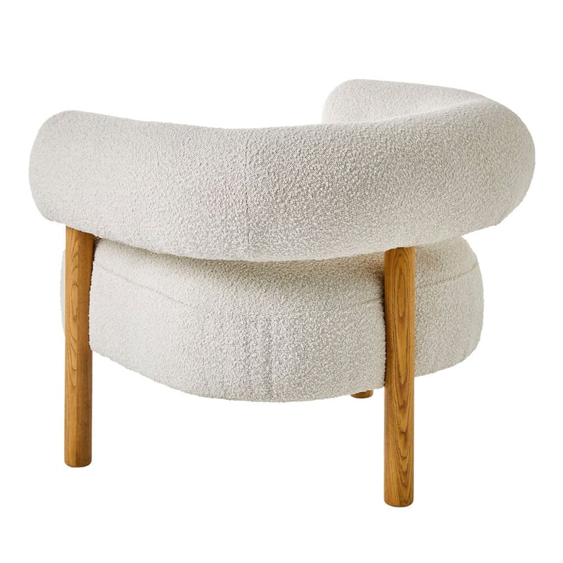 Boston Snow Boucle Chair