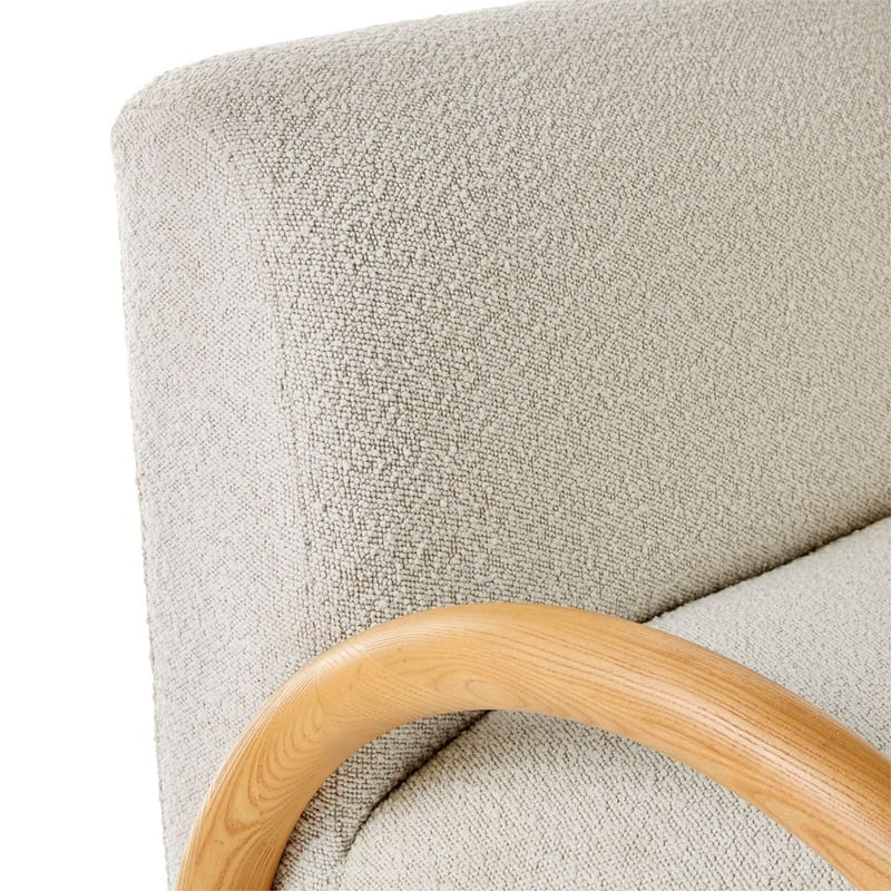 Salo Snow Boucle & Ash Chair