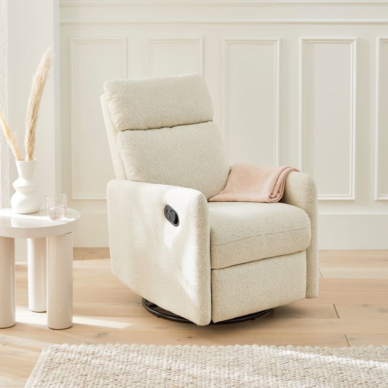Riley Pearl Boucle Recliner Chair