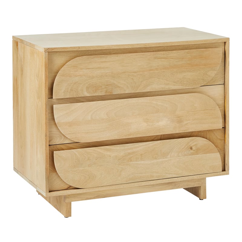 Roi Natural 3 Drawer Chest | Stylish Storage | Adairs