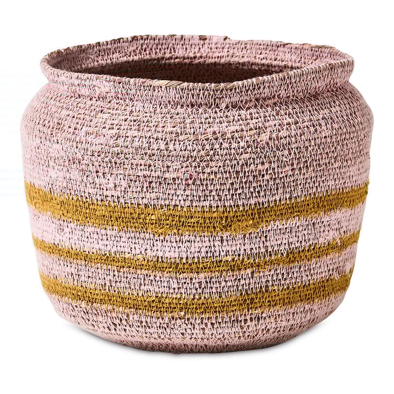 Sicily Mustard & Mauve Basket