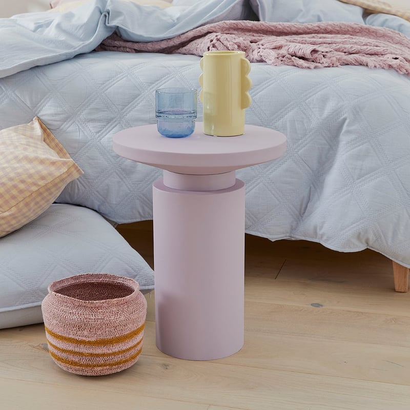 Sicily Mustard & Mauve Basket