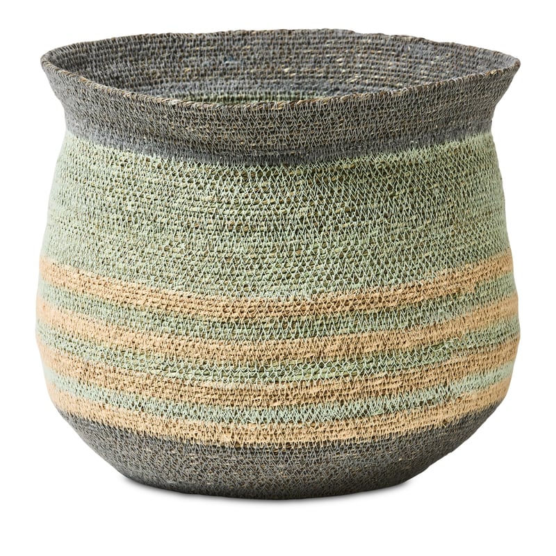 Sicily Mint & Grey Basket