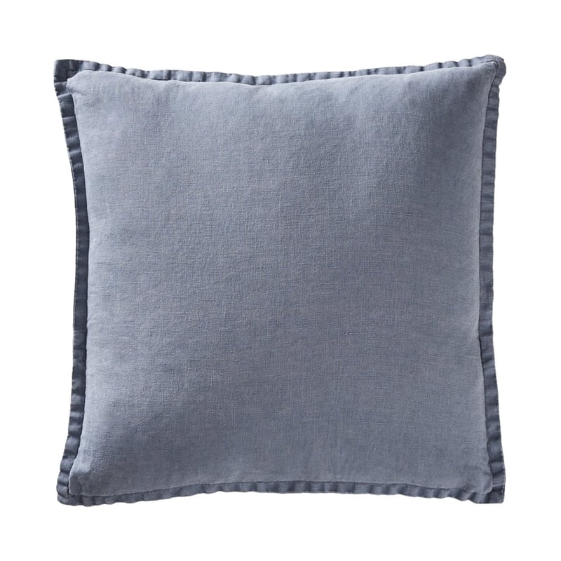 Belgian Vintage Washed Linen Thunderstorm Cushion