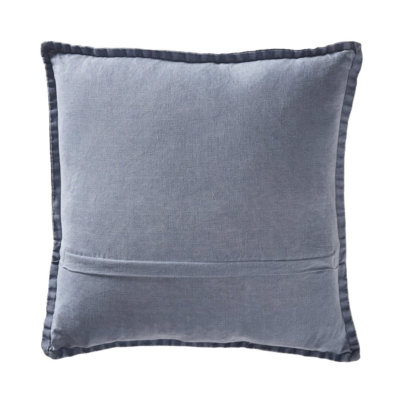 Belgian Vintage Washed Linen Thunderstorm Cushion