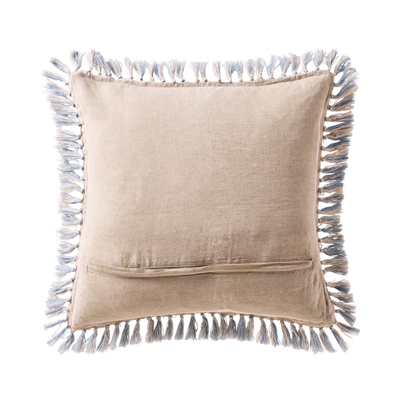 Genoa Denim Vintage Washed Linen Cushion