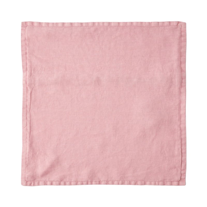 Belgian Lilac Vintage Washed Linen Cushion Cover