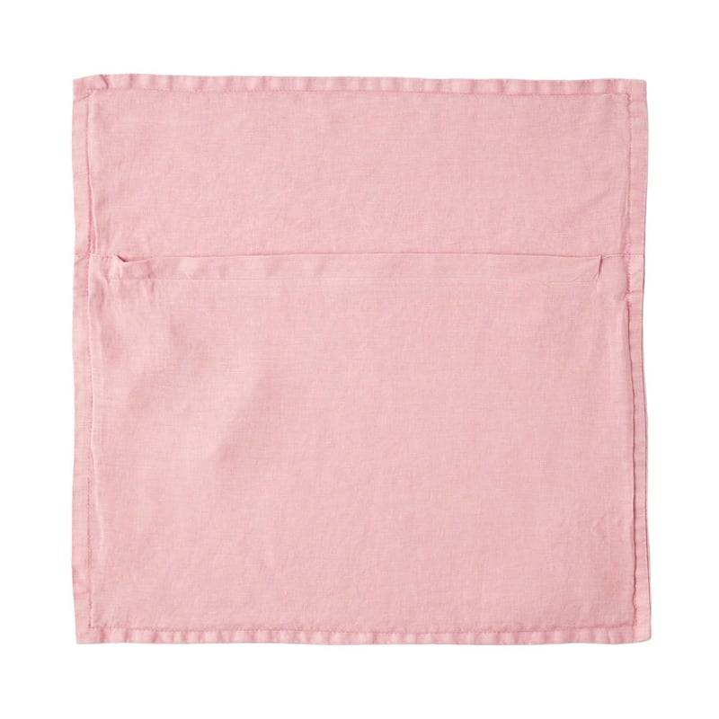 Belgian Lilac Vintage Washed Linen Cushion Cover