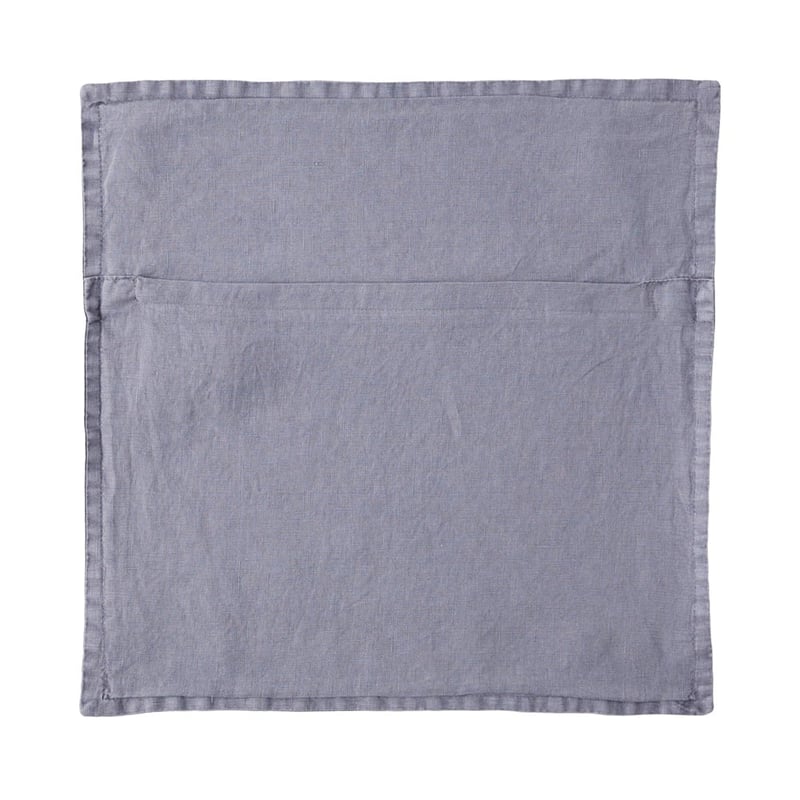 Belgian Thunderstorm Vintage Washed Linen Cushion Cover