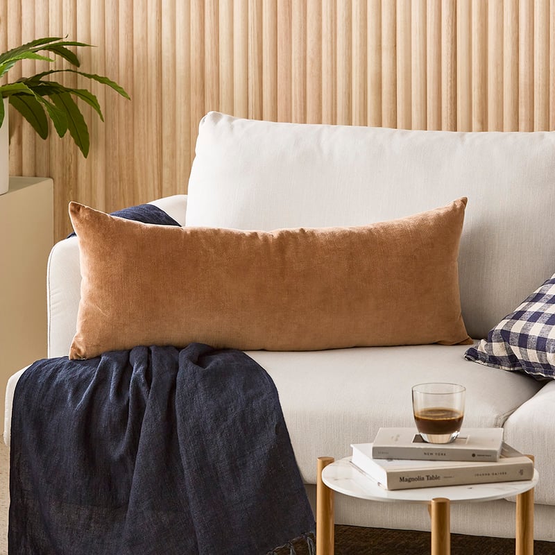 Bombay Almond Long Velvet Cushion