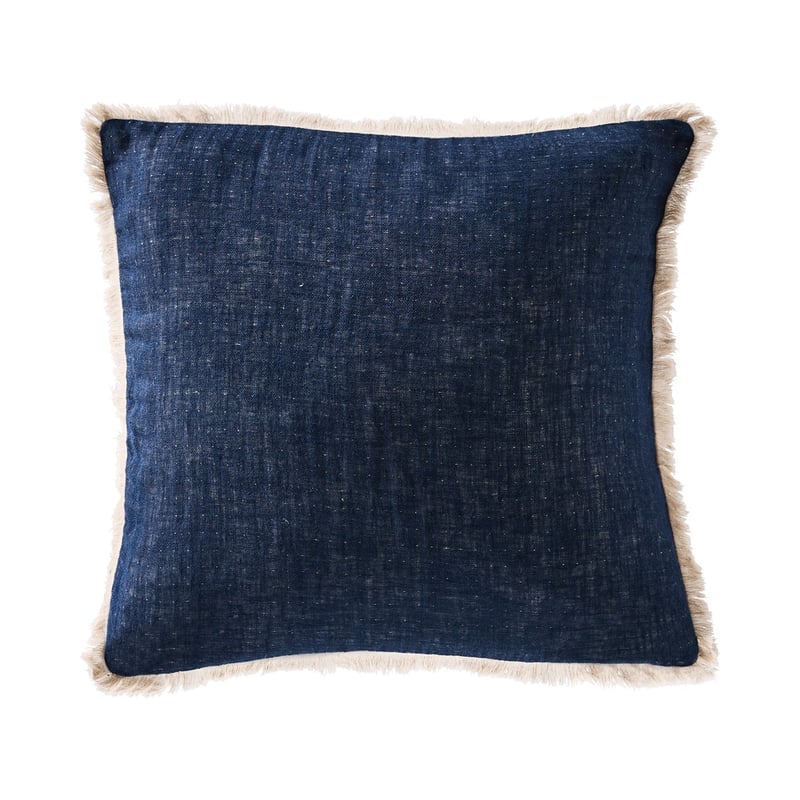Suri Navy Linen Cushion